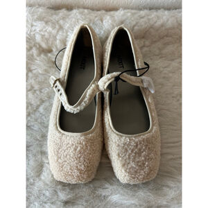 NWT Mixit Womens Palmer Square Closed Toe Ballet Flats Size 8.5